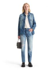Scotch & Soda Dżinsy - Boyfriend fit - w kolorze błękitnym rozmiar: W24/L32. Niebieskie jeansy damskie Scotch & Soda, z podwyższonym stanem. Za 166.88 zł.