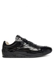 Bronx Sneakersy 66647-P Czarny. Czarne obuwie sportowe damskie Bronx, ze skóry, bez zapięcia. Za 589.99 zł.