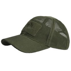 Czapka z daszkiem baseballowa Mesh. Zielone czapki z daszkiem damskie HELIKON-TEX, bez wzorów, z meshu. Za 82.99 zł.