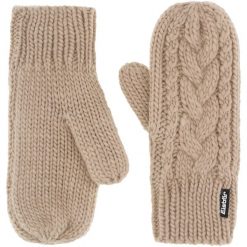 Rękawice Eisbar Afra Mittens. Białe rękawiczki damskie Eisbär, bez wzorów. Za 199.90 zł.