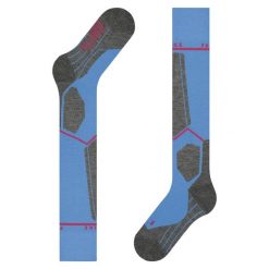 Damskie skarpety kompresyjne Falke SK4 Advanced. Niebieskie skarpetki damskie Falke, bez wzorów. Za 213.00 zł.