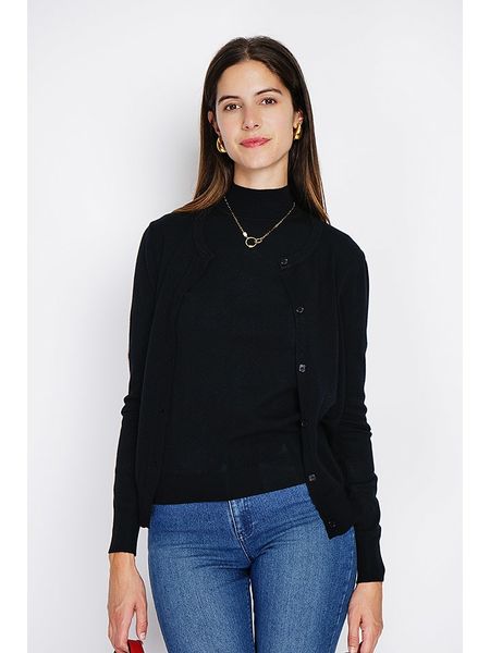 William de Faye 2-częściowy zestaw w kolorze czarnym rozmiar: 40. Czarne golfy damskie William de Faye, z kaszmiru, bez kołnierzyka. Za 208.99 zł.