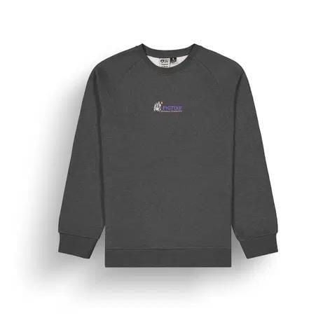 Bluza Picture Toanah Crw Dk Grey Mel. Szare bluzy damskie Picture, l, bez wzorów, z dzianiny, bez kaptura. Za 296.06 zł.