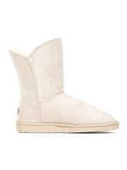 Blackfield Botki zimowe "Ocean" w kolorze kremowym rozmiar: 40. Brązowe botki damskie Blackfield, na zimę, z materiału, z okrągłym noskiem, bez obcasa, bez zapięcia. Za 174.95 zł.