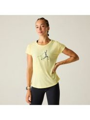 Dare 2b Koszulka sportowa "Serenity" w kolorze żółtym rozmiar: 38. Żółte koszulki sportowe damskie Dare 2b, s, bez wzorów, z materiału, bez ramiączek, outdoorowe. Za 65.54 zł.