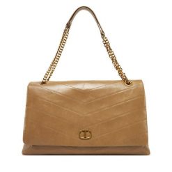 Torebka TWINSET. Brązowe torebki klasyczne damskie Twinset, bez dodatków. Za 1,379.00 zł.