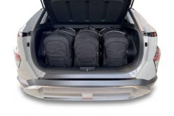 Torby Do Bagażnika Hyundai Kona Ev 2023+ 3Szt Kjust. Czarne torby podróżne KJUST, bez wzorów, z kauczuku. Za 1,129.00 zł.