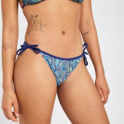 Dół kostiumu kąpielowego surfingowego damski Olaian Sofy Foly. Bikini OLAIAN, bez wzorów, z elastanu. Za 49.99 zł.