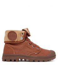 Palladium Trampki Baggy 92353-212-M Brązowy. Brązowe trampki damskie Palladium, bez wzorów, z materiału, bez zapięcia. Za 399.99 zł.