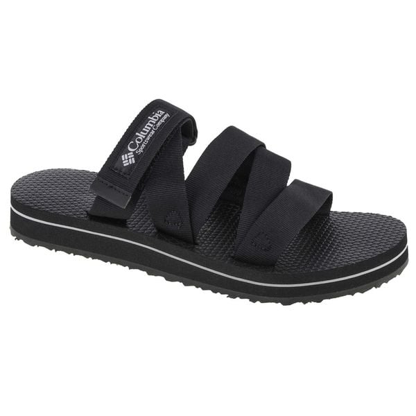 Klapki na basen damskie, W Alava Slide Sandal. Czarne klapki damskie Columbia, bez wzorów, z gumy, bez obcasa, bez zapięcia. Za 179.99 zł.