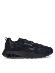 Reebok Sneakersy 100072415-W Czarny. Czarne obuwie sportowe damskie Reebok, ze skóry, bez zapięcia. W wyprzedaży za 219.99 zł.