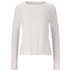 Damska koszulka z długim rękawem Athlecia Mandes. Białe koszulki damskie Athlecia, bez wzorów, bez kołnierzyka, bez ramiączek. Za 165.50 zł.