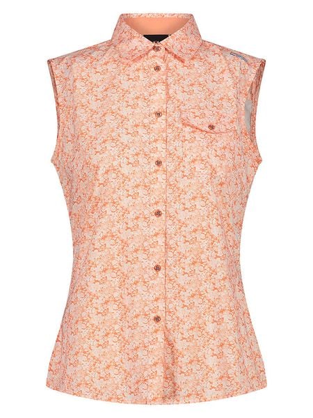 CMP Koszula funkcyjna w kolorze pomarańczowym rozmiar: 36. Pomarańczowe koszule damskie CMP, bez wzorów, z materiału, sportowe, bez kołnierzyka, bez ramiączek. Za 111.45 zł.