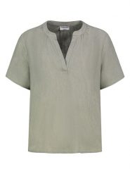 Fresh Made Bluzka w kolorze khaki rozmiar: M. Brązowe bluzki damskie Fresh Made, m, bez wzorów, bez kołnierzyka, bez ramiączek. Za 68.95 zł.