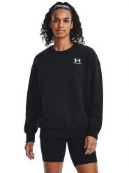 Under Armour Bluza "Essential" w kolorze czarnym rozmiar: M. Czarne bluzy damskie Under Armour, m, bez wzorów, bez kaptura. Za 157.47 zł.