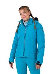 Kurtka Narciarska Rossignol damska W Staci pearly JKT turkusowa. Niebieskie kurtki sportowe damskie Rossignol, na zimę, l, z aplikacjami, z poliesteru, bez kaptura. Za 1,531.25 zł.