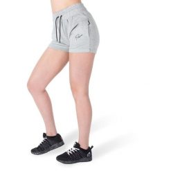 Pixley SweatSzorty - Szary. Szare obuwie sportowe damskie GORILLA WEAR, z dresówki, bez zapięcia, na fitness i siłownię. Za 149.00 zł.
