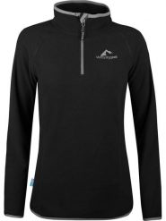 Westfjord Bluza polarowa "Hekla" w kolorze czarnym rozmiar: L. Czarne bluzy damskie Westfjord, l, bez wzorów, z materiału, bez kaptura. Za 99.95 zł.