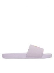 Calvin Klein Klapki Essential Slide Pride Cv Wn HW0HW03297 Fioletowy jasny. Fioletowe klapki damskie Calvin Klein, bez wzorów, z materiału, bez obcasa, bez zapięcia. Za 189.99 zł.