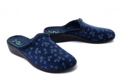 ADANEX 28280 SILVIA SIL1VV granatowy, kapcie damskie. Niebieskie kapcie damskie Adanex. Za 74.99 zł.