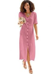 WITT WEIDEN Lniana sukienka w kolorze jasnoróżowym rozmiar: 38. Różowe sukienki damskie WITT WEIDEN, bez wzorów, bez ramiączek. Za 92.42 zł.