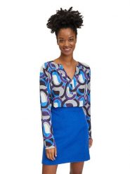 CARTOON Bluzka ze wzorem rozmiar: 38. Bluzki damskie Cartoon, bez wzorów, bez kołnierzyka, bez ramiączek. Za 43.37 zł.