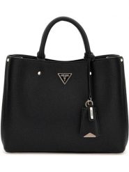 Guess Torebka w kolorze czarnym - 32 x 24 x 12 cm rozmiar: onesize. Czarne torebki klasyczne damskie Guess, z materiału, przez ramię, bez dodatków. Za 484.31 zł.