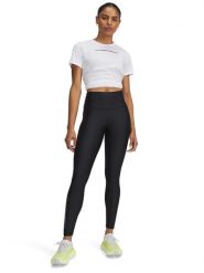 Under Armour Legginsy sportowe w kolorze czarnym rozmiar: M. Czarne legginsy sportowe damskie Under Armour, m, bez wzorów, z materiału, outdoorowe. Za 122.96 zł.