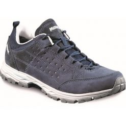 Buty damskie Meindl Durban Lady. Niebieskie obuwie trekkingowe damskie MEINDL, bez zapięcia. W wyprzedaży za 424.50 zł.