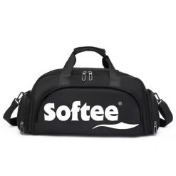 Torba sportowa Softee. Czarne torby sportowe Softee, bez wzorów, z materiału. Za 180.99 zł.