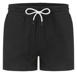 Damskie spodenki sportowe Loap Absorta czarne. Czarne spodenki sportowe damskie ÀLG, na lato, s, bez wzorów, z bawełny, trekkingowe. Za 135.99 zł.