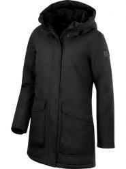 Westfjord Parka "Krafla" w kolorze czarnym rozmiar: S. Czarne parki damskie Westfjord, m, ze skóry, bez kaptura. Za 285.49 zł.