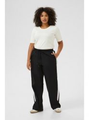 KAFFE curve Spodnie w kolorze czarnym rozmiar: 48. Czarne spodnie materiałowe damskie KAFFE curve, bez wzorów, z materiału. Za 86.99 zł.