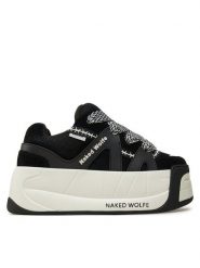 Naked Wolfe Sneakersy Slider Czarny. Czarne obuwie sportowe damskie Naked Wolfe, ze skóry, bez zapięcia. Za 929.99 zł.