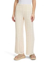 CARTOON Spodnie w kolorze beżowym rozmiar: 36. Brązowe spodnie materiałowe damskie Cartoon, bez wzorów, z bawełny. Za 122.67 zł.