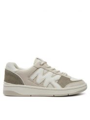 MICHAEL Michael Kors Sneakersy Rebel 43T4RBFS7D Beżowy. Brązowe obuwie sportowe damskie MICHAEL Michael Kors, ze skóry, bez zapięcia. Za 539.99 zł.