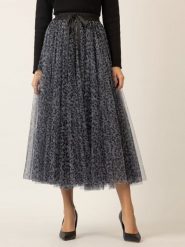 APART Spódnica w kolorze ciemnoszarym rozmiar: XS. Czarne spódnice damskie Apart, xs, bez wzorów, z tiulu, maxi. Za 459.45 zł.