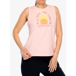 Top damski Columbia Ruby Springs Graphic Tank. Czerwone koszulki sportowe damskie Columbia, bez wzorów, bez ramiączek. Za 78.99 zł.
