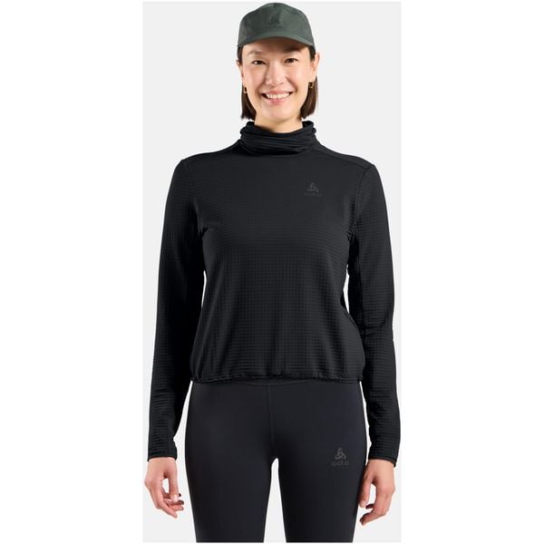 Bluza bez kaptura Odlo Mid Layer ESSENTIAL THERMAL. Zielone bluzy damskie ODLO, na jesień, s, bez wzorów, z materiału, bez kaptura. Za 319.99 zł.