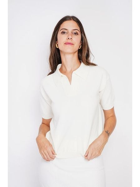 William de Faye Sweter w kolorze białym rozmiar: 36. Białe swetry klasyczne damskie William de Faye, bez kołnierzyka. Za 104.99 zł.