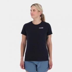 Koszulka bawełniana damska Inov-8 Graphic T-Shirt Mont Blanc. Szare bluzki damskie Inov-8, bez wzorów, z bawełny, bez kołnierzyka, bez ramiączek. Za 126.99 zł.