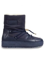 Tommy Hilfiger Śniegowce Tommy Essential Snowboot FW0FW07504 Niebieski. Niebieskie śniegowce damskie Tommy Hilfiger, z materiału. Za 369.99 zł.