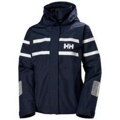 Damska kurtka wodoodporna Helly Hansen Salt Inshore. Niebieskie kurtki damskie Helly Hansen, na lato, l, bez wzorów, z materiału, bez kaptura. Za 999.00 zł.