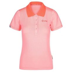 Funkcjonalna koszulka polo damska Kilpi COLLAR-W. Czerwone bluzki damskie Kilpi, xs, bez wzorów, sportowe, bez kołnierzyka, bez ramiączek. Za 112.21 zł.