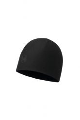 Czapka trekkingowa Ecostretch Beanie. Czarne czapki damskie Buff, bez wzorów, z dzianiny. Za 94.99 zł.