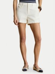 LAUREN RALPH LAUREN Szorty materiałowe 200925278001 Biały Straight Fit. Białe szorty damskie Lauren Ralph Lauren, bez wzorów, z bawełny. Za 769.99 zł.