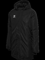 Hummel Kurtka hmlAUTHENTIC BENCH JACKET Czarna Poliester. Czarne kurtki damskie Hummel, xl, bez wzorów, z poliesteru, bez kaptura. Za 424.20 zł.