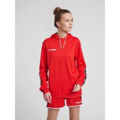 Bluza damska z kapturem Hummel hmlAUTHENTIC Poly. Czerwone bluzy damskie Hummel, xl, bez wzorów, z kapturem. W wyprzedaży za 180.50 zł.