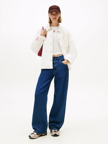 TOMMY JEANS Dżinsy - Comfort fit - w kolorze granatowym rozmiar: W27/L32. Niebieskie jeansy damskie Tommy Jeans. Za 271.67 zł.