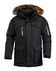 Clique Malamute parka unisex, wysoka izolacja cieplna. Czarne parki damskie CLIQUE, xl, z futra. Za 1,305.70 zł.